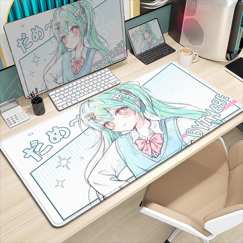 Pretty Anime Cute Angel Girls Mouse Pad Laptop Gaming Non-slip Desk Mat PC Kawaii Game Cabinet Mousepad XXL Keyboard Mats Carpet