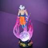 25 Cm Anime Dragon Ball Figure With Light, Ultra Instinct, Saiyan Son Goku, Pvc Sculpture, Decorative Doll, Collectible Model