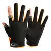 2-Finger Exposed Fishing Gloves, Anti-Slip Breathable Touchscreen Outdoor Sports Gloves