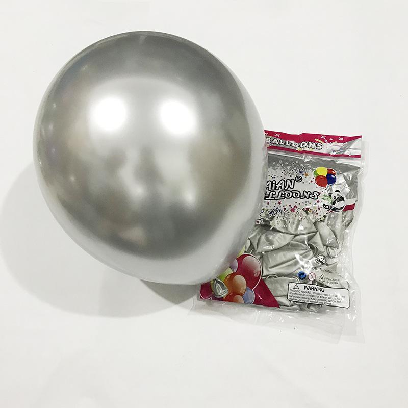10 Zoll 1,8G Metallischer Latexballon Verdickter Bonbon Foto Hochzeitsfeier Dekoration Ballon