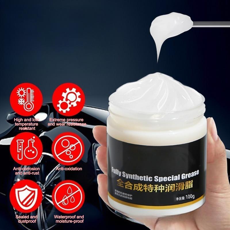 100g Car Part Silicone Grease Lubricant Auto Sunroof Track Lubricating Grease For Door Mechanical Maintenance Eliminate