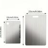 2pcs Stainless Steel Cutting Board Set - Heavy Duty Non-Slip for Meat & Vegetables | BPA Free & Rust Proof