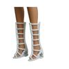 Fashion 1/6 Doll Sippers Shoes Sandals High Eyed Shoes Flat Shoes  Fit Foot Length 2cm Dolls