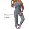 Cargo-Jumpsuit Knöchelgebunden Schulterträger Frühling Sommer Einfarbige Neckholder-Jumpsuit für