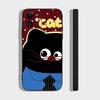Cute Little Cat Phone Case For IPhone 17 Air 16 15 14 13 Pro Max 11 12 Black Silicone Cover