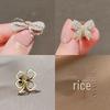 Elegant Anti-Exposure Bow Brooch Button for Shirts