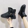 Fashion Leather Waterproof Plush Warm Flat Woman Shoes Winter On Offer 2025 New In Hot Goth Ankle Chic and Elegant Snow Boots for Women