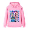 B1231 Kids Boys Girls Kpop Rumi Zoey Mira Print Long Sleeves Hoodie