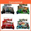 Minecraft Three Roblox Piece Bedding Set Duvet Cover Pillowcases Digital Print