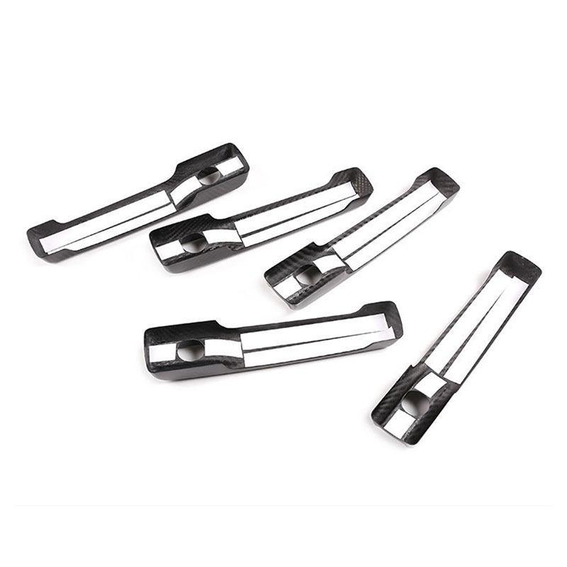 For Mercedes Benz G Class W463 W464 G65 G55 G63 G500 G550 ABS Carbon Fiber Style Car Accessories Exterior Door Handle Cover Trim