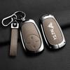 Fit For Neta V Neta S Gt New Neta Pro U24 Nezha New Zinc Alloy Genuine Leather Auto Key Fob Cover Case Protective Housing Auto Key Ring Auto