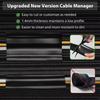 Cable Concealer Soft Rubber Trunking Soft PVC Wire Self-adhesive Wall Cord Cover Sleeve  Cords