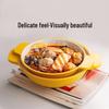 ZISIZ Imitation Porcelain Double-Handle Noodle Bowl
