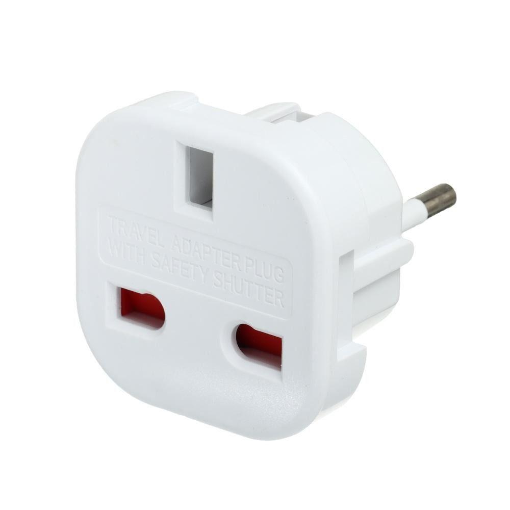 Wall Socket Travel Adapter Power Charger Outlet Connector Durable UK to EU Converter