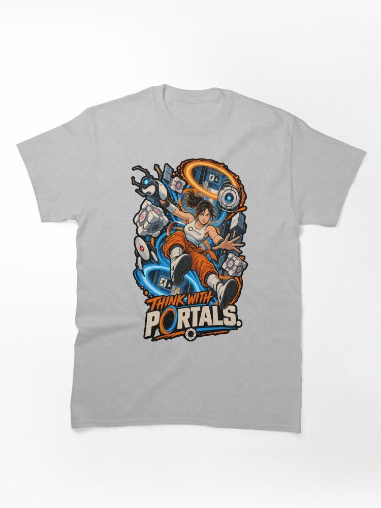 Portal Portal Think With Portals Classic T-Shirt