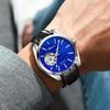 CHENXI Men's Fully Automatic Skeleton Mechanical Watch Water-Resistant Stainless Steel Stylish Mechanical Watch Watches for Man