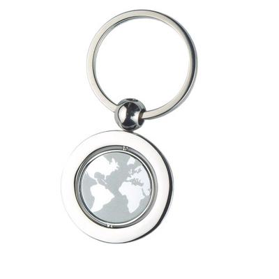 Globy Globe Metal Keyring