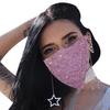 Frauen Sexy Reticulated Strass Gesicht Mund Abdeckung Nacht Club Party Schleier Yashmak