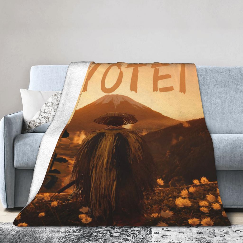 Warm BlanketsKids Adult Decorative Ghost of Yotei 2025 Game Throw Blanket  Flannel Bedspread For Home Decor Pattern Sofa Cover