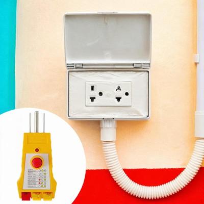 Outlet Tester Plug In with Gfci and Indication,Receptacle for Professional Use Standard