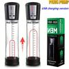 Electric Penis Pump Male Masturbator Vacuum Pump Extender Enlarger Dick Pump Cock Ring Adult Delayed Ejaculation Training 18+