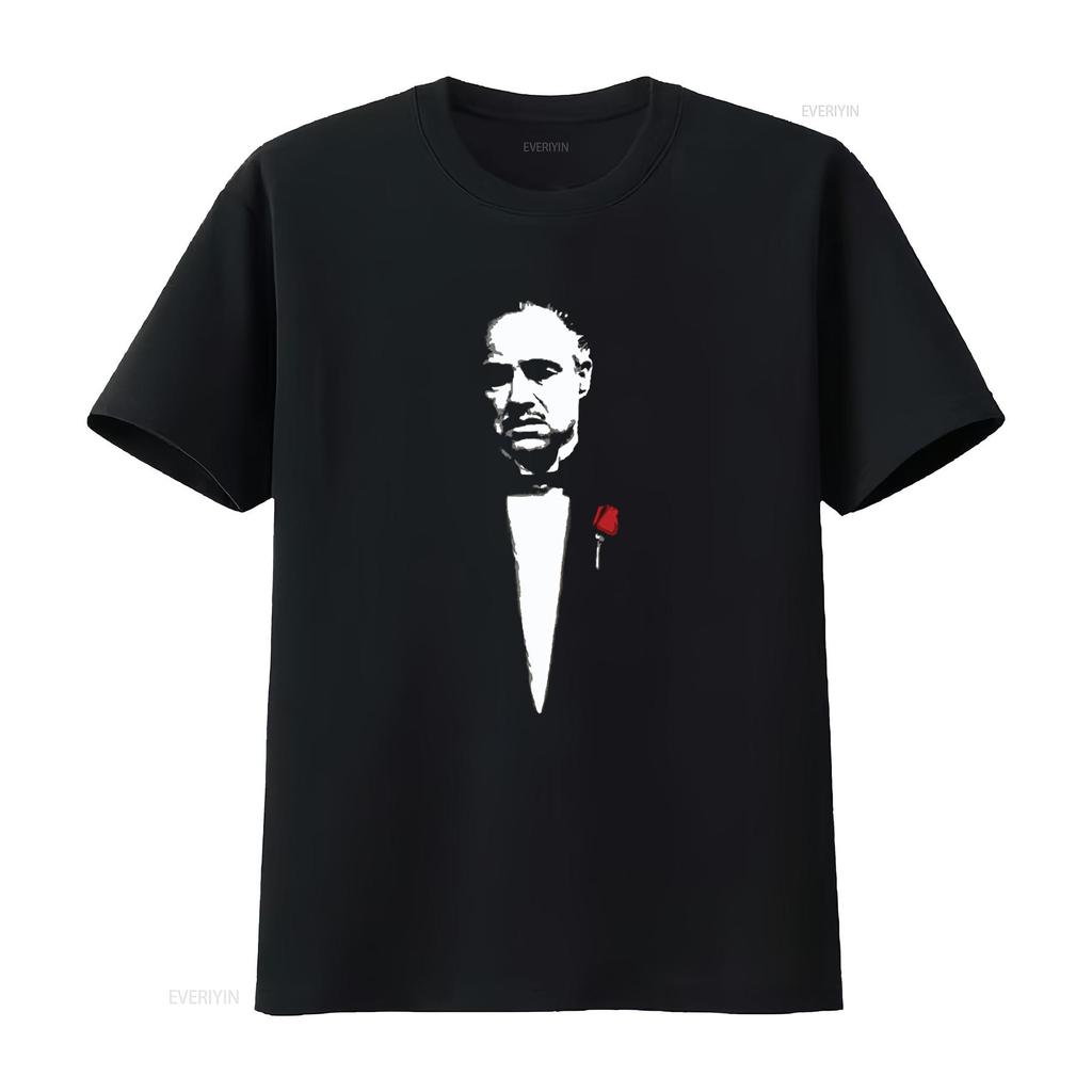 Vito Corleone Mafie Marlon Brando Kultovní Potisk Tričko pro Muže Stylový a Jedinečný Design vintage Vypraný designové oblečení