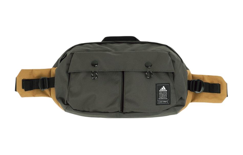 Adidas Polyester Sling Bag, Crossbody Bag, Fanny Pack Regular Men's Gothic Olive Green HE2691