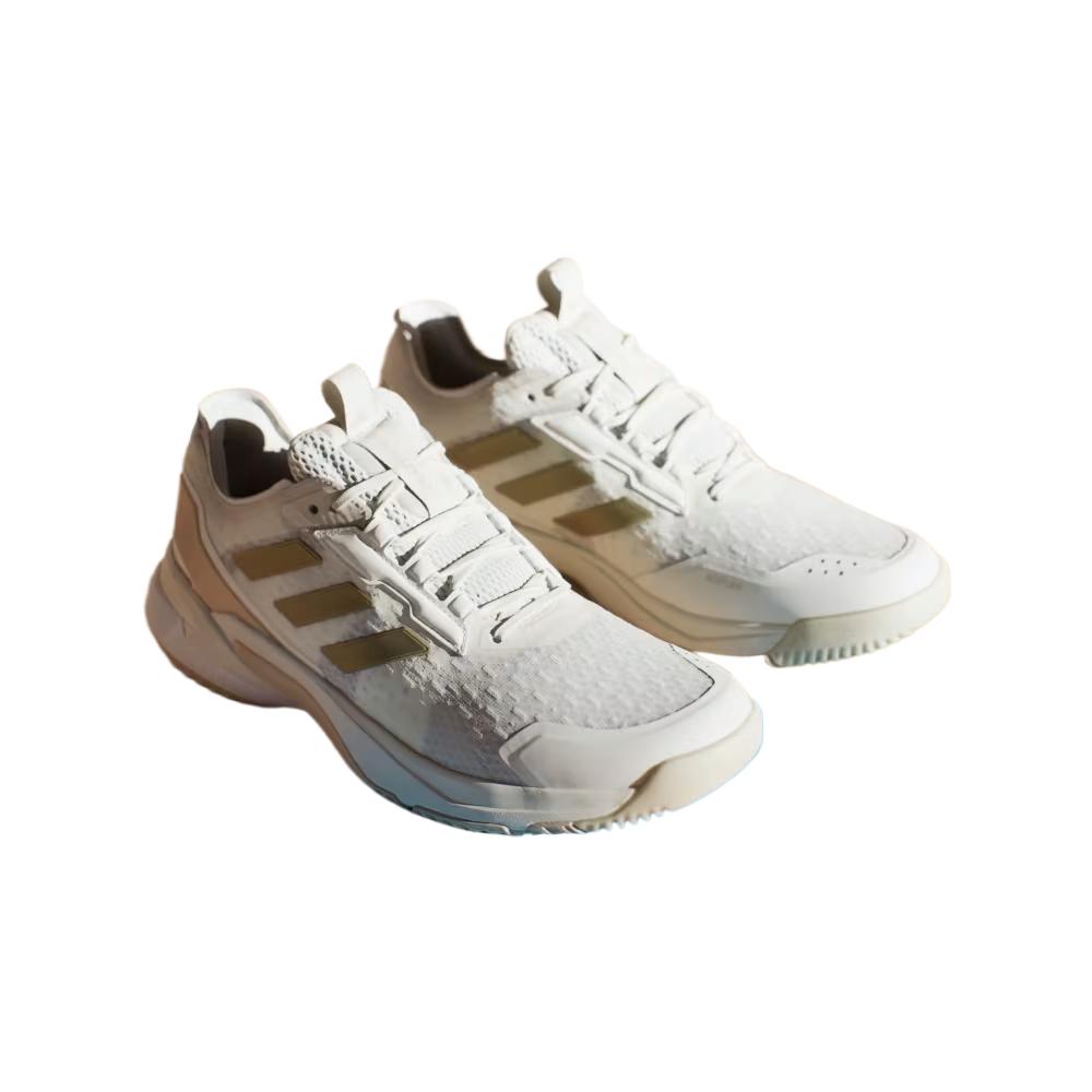 Adidas Crazyflight 6 Indoor Off White Gold Metallic Women Sneakers Cream Crystal-Sand HP7026