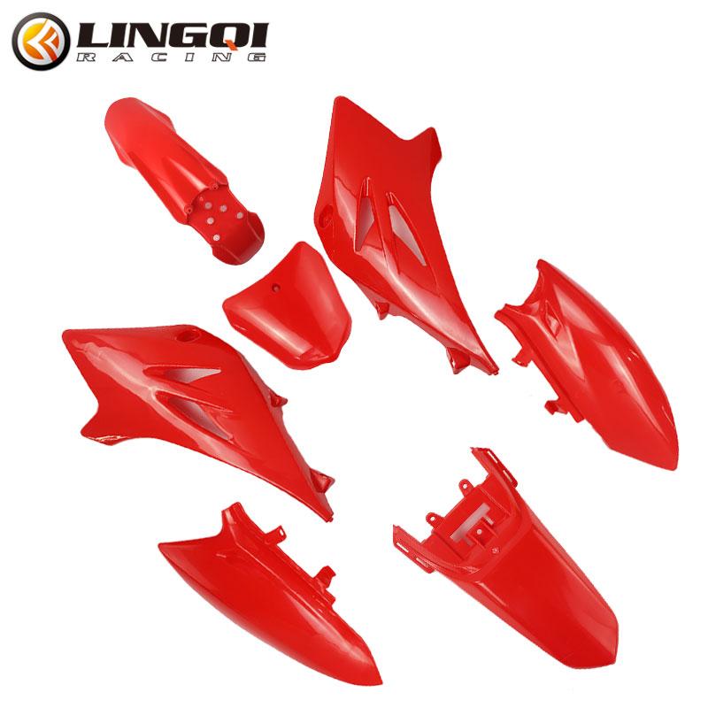 LINGQI Fairing Body Parts Plastic Front Rear Fender Kits TTR Motorcycle Replacement Mudguard For TTR50 Dirt Bike Moto TTR 50