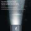 1PCS Super Bright LED Flashlight XPE Torch Light With Hook Camping Light USB Rechargeable Zoomable Outdoor Waterproof Flashlight