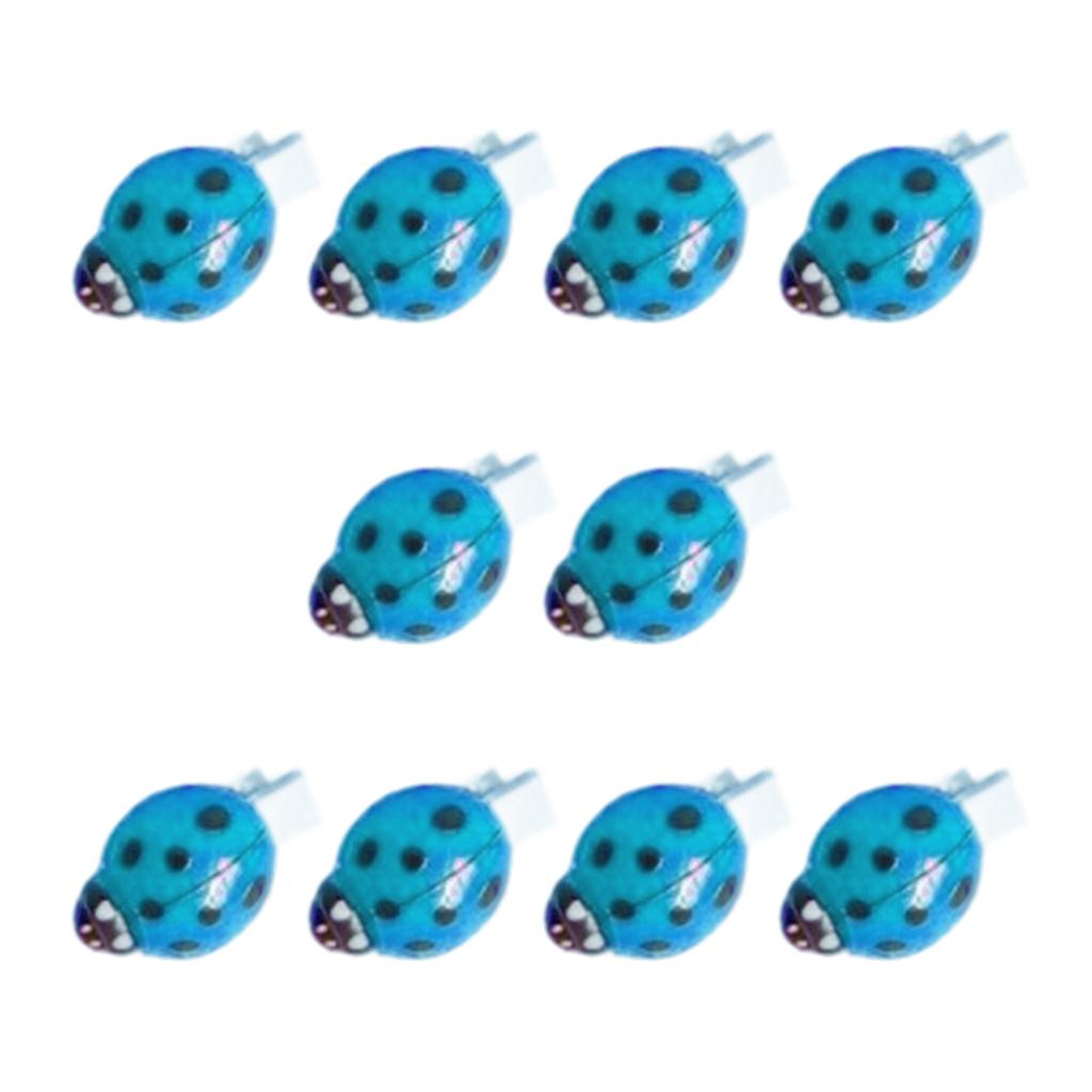 10PCS Realistic Ladybug Hair Clip for Kids Girls Boys School Hair Accessories Cute Insect Design Stylish Hairpins