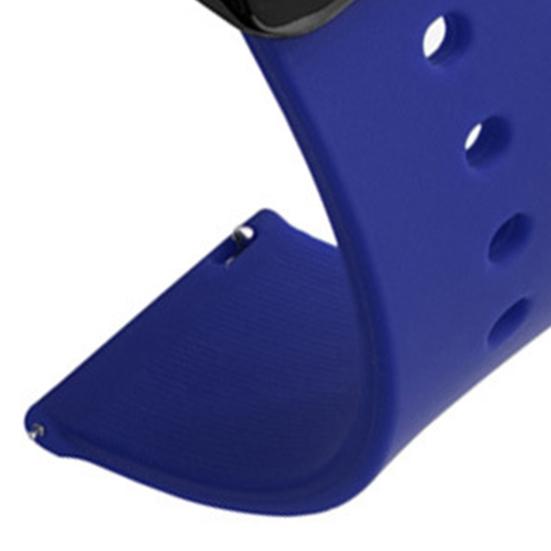 Bracelet de Montre Super Doux Résistant à l'Usure Flexible Sans Allergie Installation Simple Libération Rapide Bracelet de Montre en Silicone Accessoires de Montre