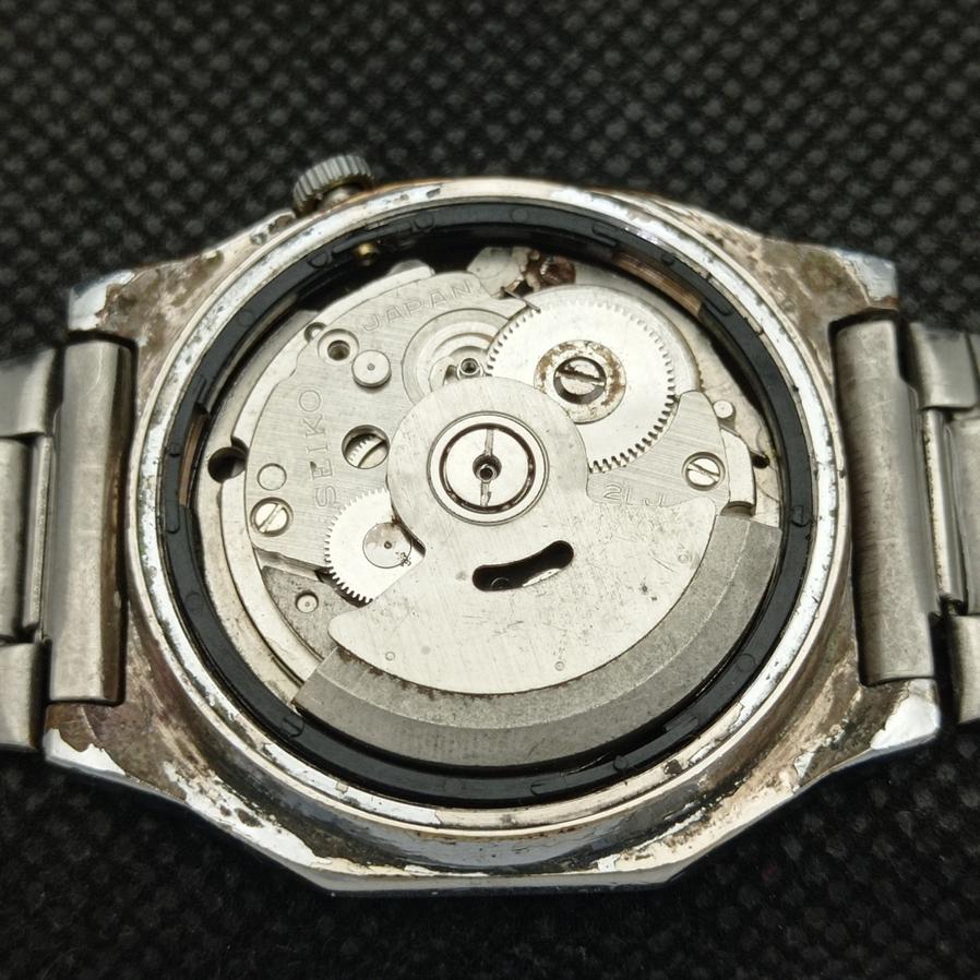 USED ELEGANT SEIKO 5 7019A MENS AUTOMATIC JAPAN ORIGINAL DIAL WATCH A416113-2 R10621f-a416113