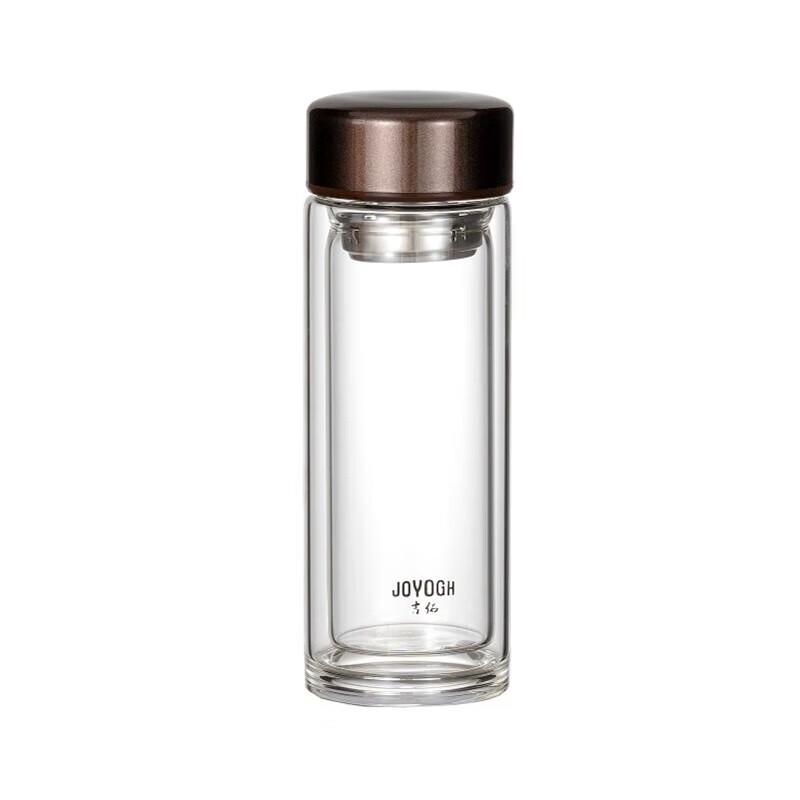 JOYOGH Double-Layer High Borosilicate Glass Tea Cup with Infuser