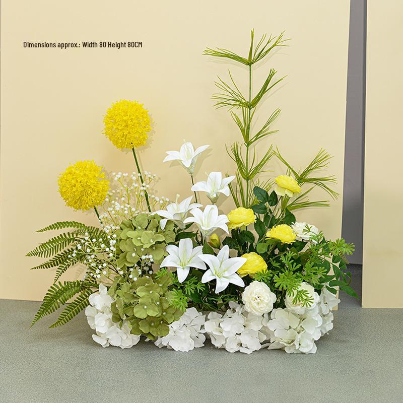 Mango Series Silk Flower Art Centerpiece & Wedding Decor