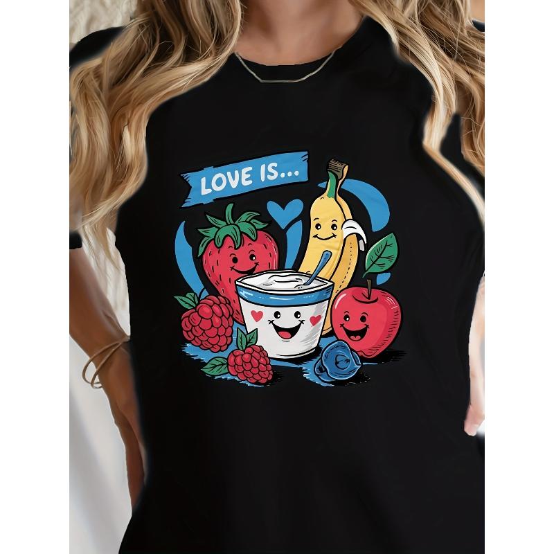 

Trendy Graphic Print Polyester Women s Short Sleeve Blouse Moisture Wicking Quick Dry Summer XXL чорний