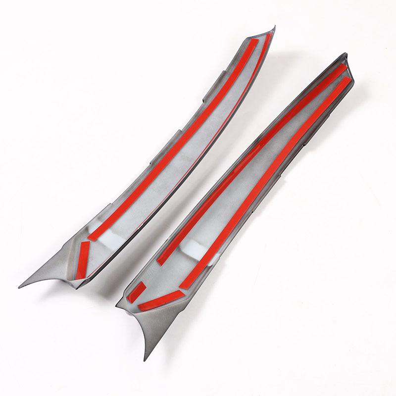 Für Subaru WRX STI   2024 ABS Schwarz Auto Front Mittelgitter Formteil Abdeckung Zierleiste Auto Zubehör