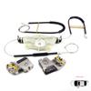 EWR50 Kit di Riparazione Alzacristallo in Metallo Porta Anteriore Sinistra per VW Golf MK4 Jetta Bora A4 1J 4/5 Porte 1JM898461