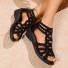 2026 Cool Women's Summer Plus Size Wedge Fashion Outside Wear Fish Mouth Open Toe Sandals