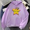 Hacker The Dog Cute Hoodies Puppet Maker Graphic Printing Sweatshirts Winter Clothes Women Men Hooded Pullovers Kawaii Print Top