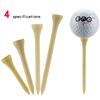 100 Stück Holz Golf Tees Holz Tee Golfballhalter Länge 42mm 54mm 70mm 83mm Umweltfreundliches Tee Mikrokopf Golf Tee 5