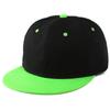 Lightweight Flat Brim Baseball Cap for Men Colorblock Design Hip Hop Hat