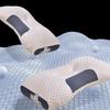 Weiche gewebte Nackenmassagekissen Verstellbare ergonomische orthopädische Profilstütze, Hochwertiger Kissenkern, Abnehmbarer Kissenbezug für Schlafkomfort