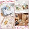 6/12/18 Pcs Jumbo Flower Acrylic Paper Clips Multicolor Floral Paperclip for Office Bookmark Gift Book Lovers, Desk Accessories