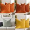 Corduroy Bubble Pillow Cushion For Home Office Sofa Bed Soft Comfortable Support Neck Back Rest