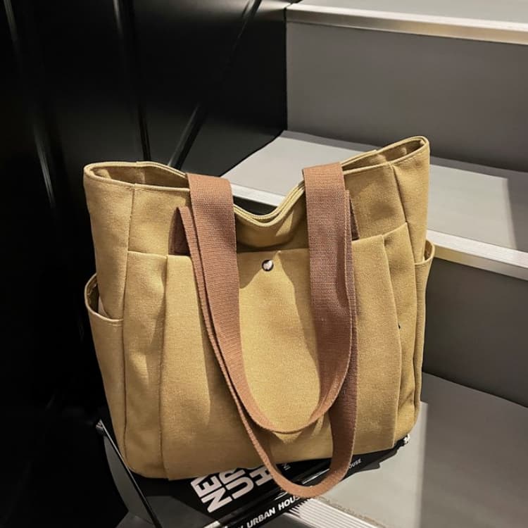 Large capacity canvas tote bag women's shoulder bag
