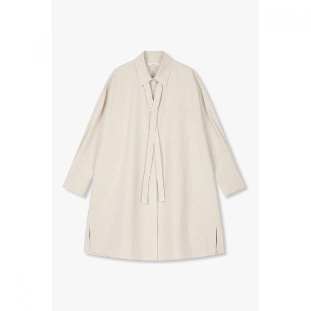 

Studio Tomboy Back Button Detail Tie Dress 9106141102ar 17 (melange beige)/One size