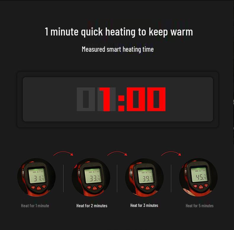Men's Smart USB Heated Vest with Four to Eight-Zone Temperature Control