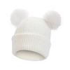 Solid Color Baby Knit Hat Pullover Style Newborn Turban Cap Infant Bonnet  Hospital Wear