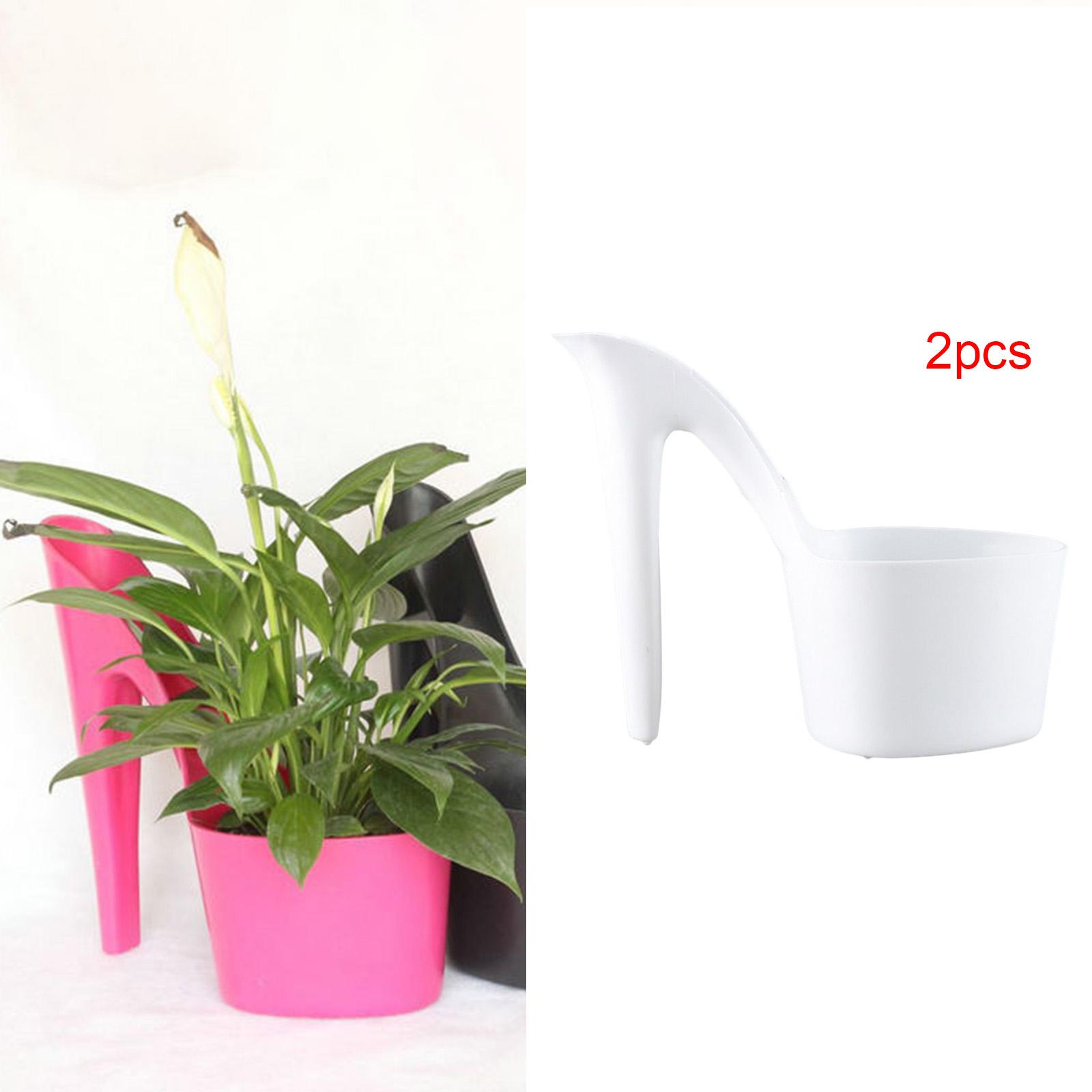 

Flowerpot High Heel Shaped Flower Vase Pot Lady Shoe Shape Indoor Outdoor Creative Lightweight Bonsai Pot Succulent Planter белый